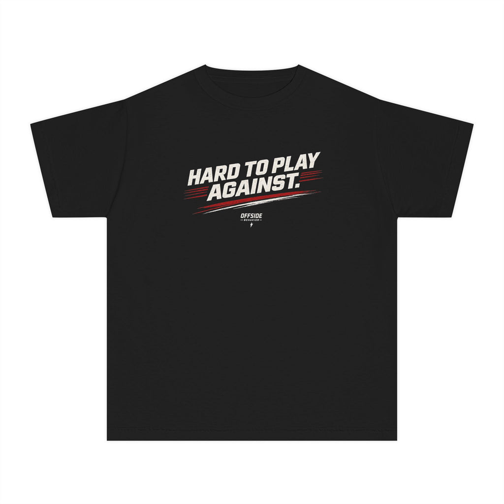 Youth T‑Shirt “Hard to Play Against” Graphic Tee